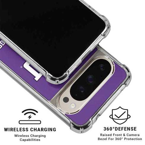 Texas Christian University Mascot Pixel 9/9 Pro Clear Case